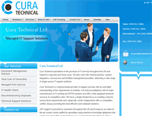 Tablet Screenshot of curatechnical.com